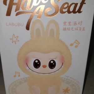Labubu Have A Seat Plush Charm